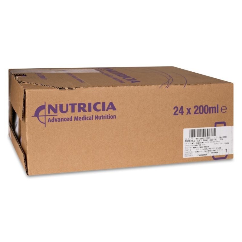 Fortimel Jucy 1.5 Kcal 24 Botellas 200 ml Sabor Manzana