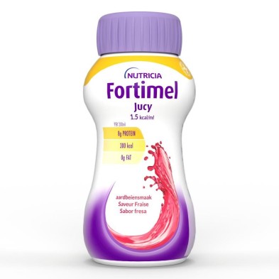 Fortimel Jucy 1.5 Kcal 24 Botellas 200 ml Sabor Fresa