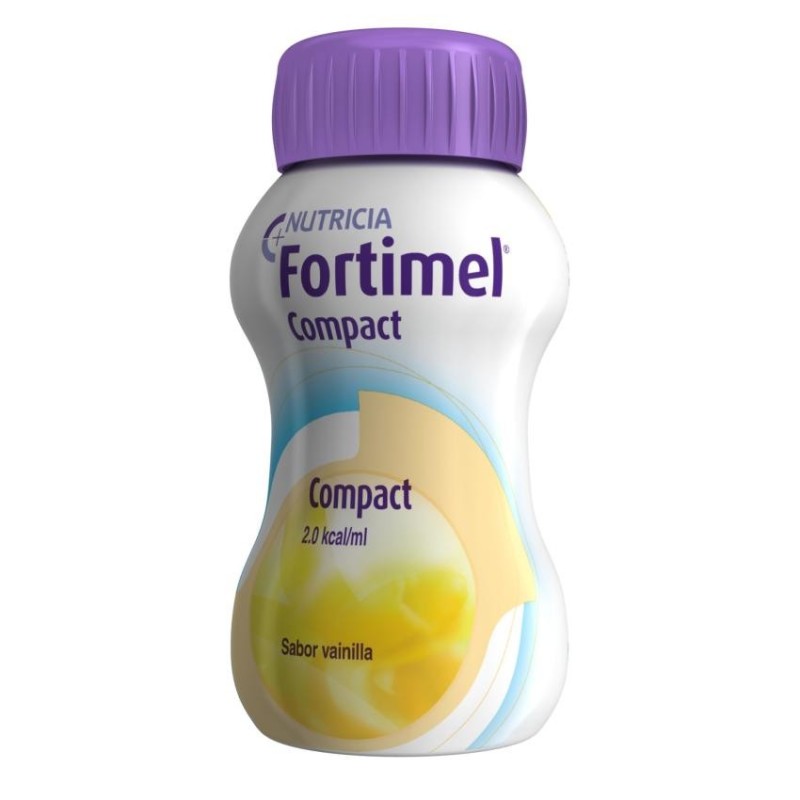 Fortimel Compact 24 Botellas 125 ml Sabor Vainilla