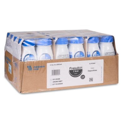 Fresubin 2 Kcal Drink 24 Botellas 200 ml Sabor Capuchino