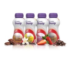 Diasip 32 Botellas 200 ml Multisabor (16 Vainilla / 8 Fresa / 4 Chocolate / 4 Capuchino)
