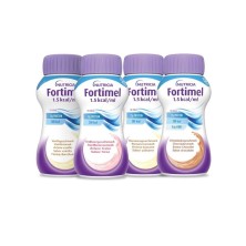 Fortimel 1.5 Kcal 32 Botellas 200 ml Multisabor (16 Vainilla / 4 Fresa / 4 Plátano / 8 Chocolate)
