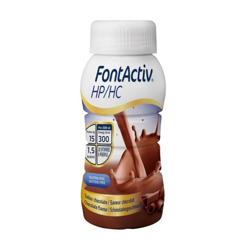 Fontactiv Hp/hc 24 Botellas 200 ml Sabor Chocolate