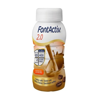 Fontactiv 2.0 - 24 Botellas 200 ml Sabor Café