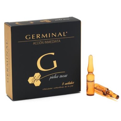 GERMINAL ACCIÓN INMEDIATA PIEL SECA 5 AMPOLLAS 1,5 ML