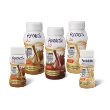 Fontactiv 2.0 - 24 Botellas 200 ml Multisabor (8 Vainilla / 8 Café / 8 Chocolate)