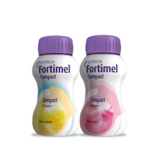 Fortimel Compact 32 Botellas 125 ml Multisabor (16 Vainilla / 16 Fresa)