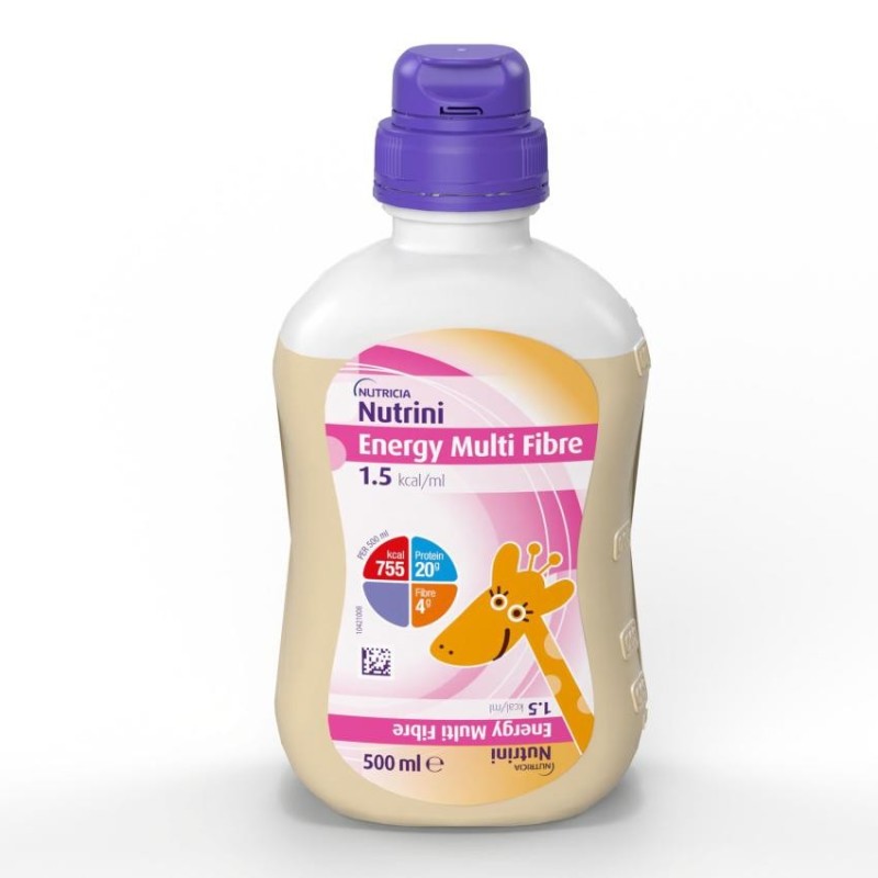 Nutrini Energy Multi Fibre 12 Optribotles 500 ml Sabor Neutro