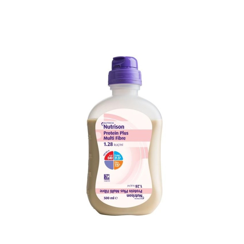 Nutrison Protein Plus Multifibre 12 Optribotles 500 ml Sabor Neutro