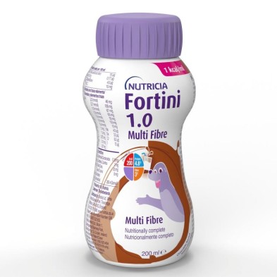 Fortini 1.0 Multi Fibre 24 Botellas 200 ml Sabor Chocolate