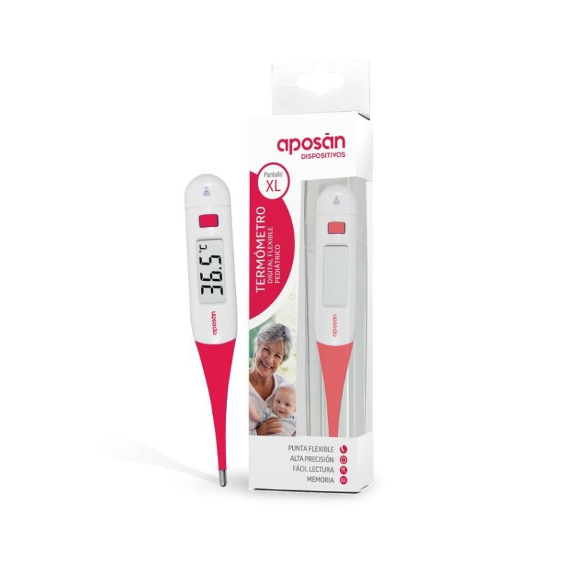 Aposán Termómetro Digital Flex Xl, 1 ud