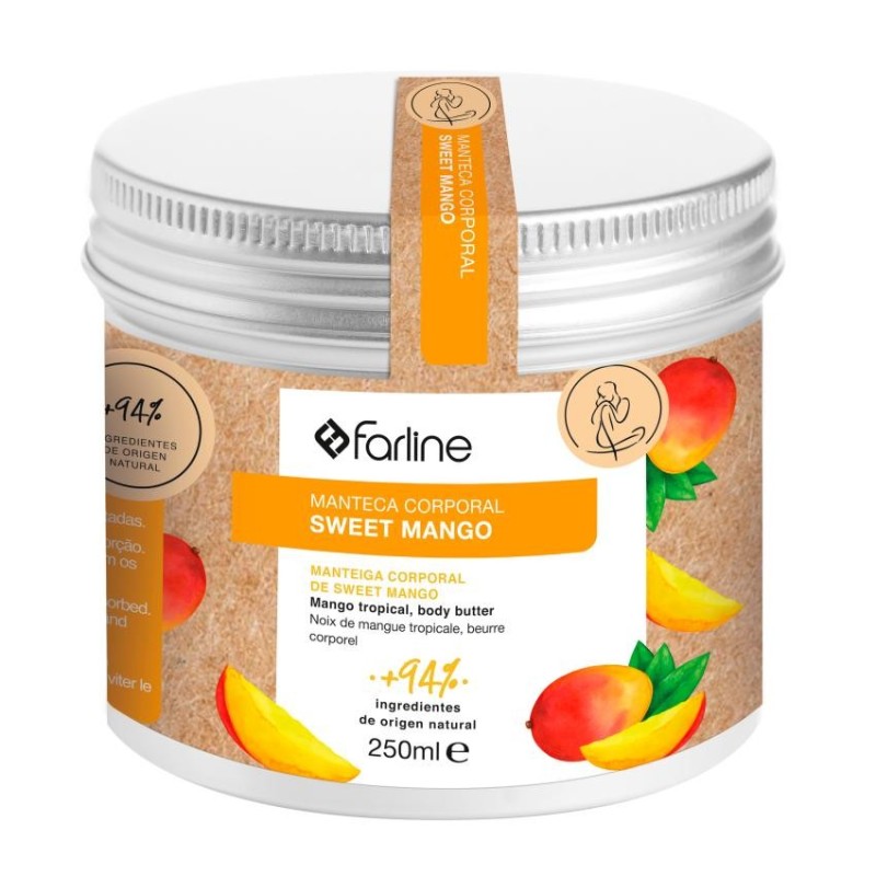 Farline Manteca Corporal Sweet Mango 1 Envase 250 ml