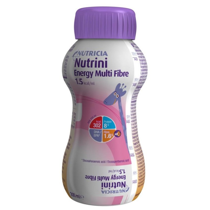 Nutrini Energy Multi Fibre 24 Botellas 200 ml Sabor Neutro