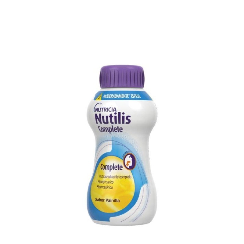Nutilis Complete 24 Botellas 200 ml Sabor Vainilla