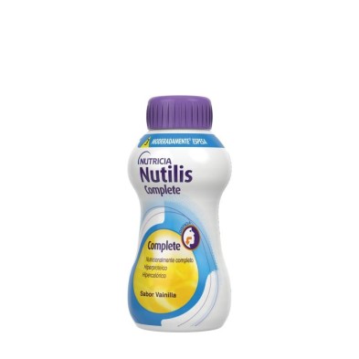 Nutilis Complete 24 Botellas 200 ml Sabor Vainilla