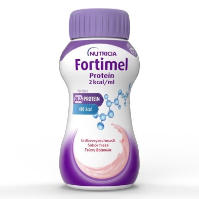 Fortimel Protein 2 Kcal 24 Botellas 200 ml Sabor Fresa