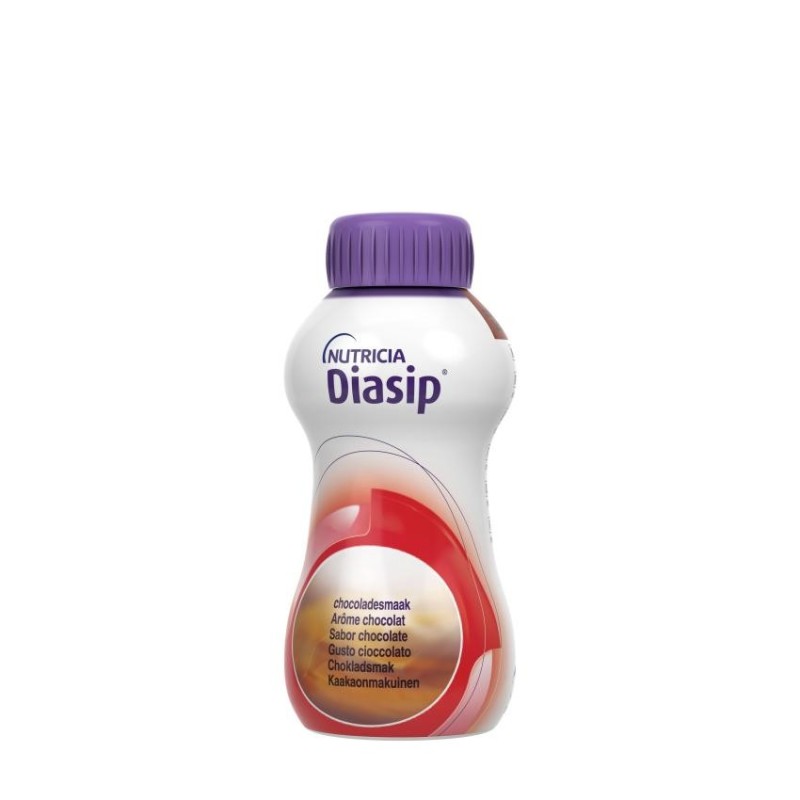 Diasip 24 Botellas 200 ml Sabor Chocolate