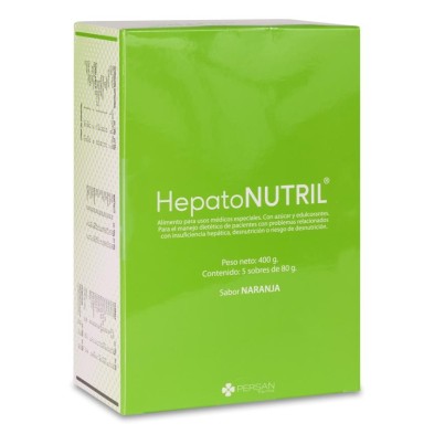 Hepatonutril 5 Sobres 80 g Sabor Naranja