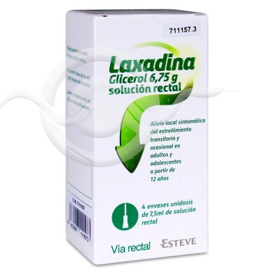 Glycilax Adultos 6,75 g Solución Rectal 4 Enemas 7,5 ml