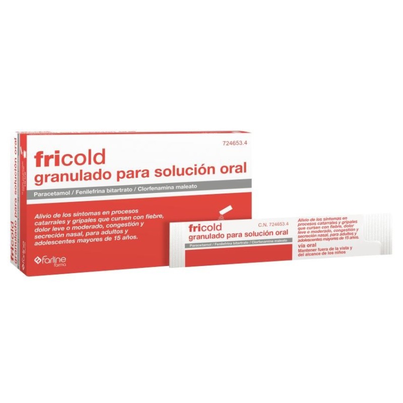 Fricold 10 Sobres Granulado para Solución Oral