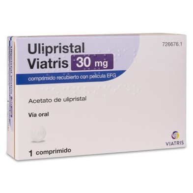 Ulipristal Exeltis Efg 30 mg 1 Comprimido Recubierto