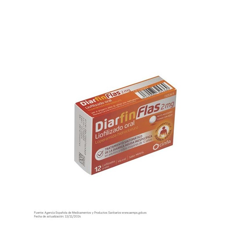 Diarfin Flas 2 mg 12 Liofilizados Orales