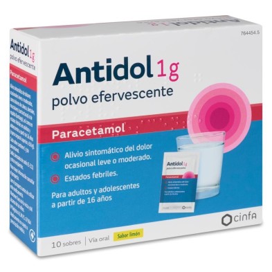 ANTIDOL 1 G 10 SOBRES POLVO EFERVESCENTE