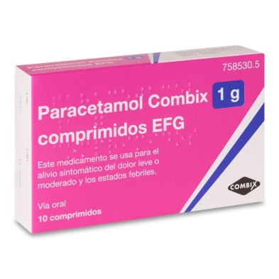 Paracetamol Combix Efg 1 g 10 Comprimidos