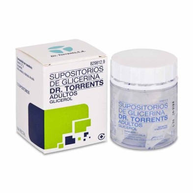 Supositorios de Glicerina Dr. Torrents Adultos 3,27 g 12 Supositorios
