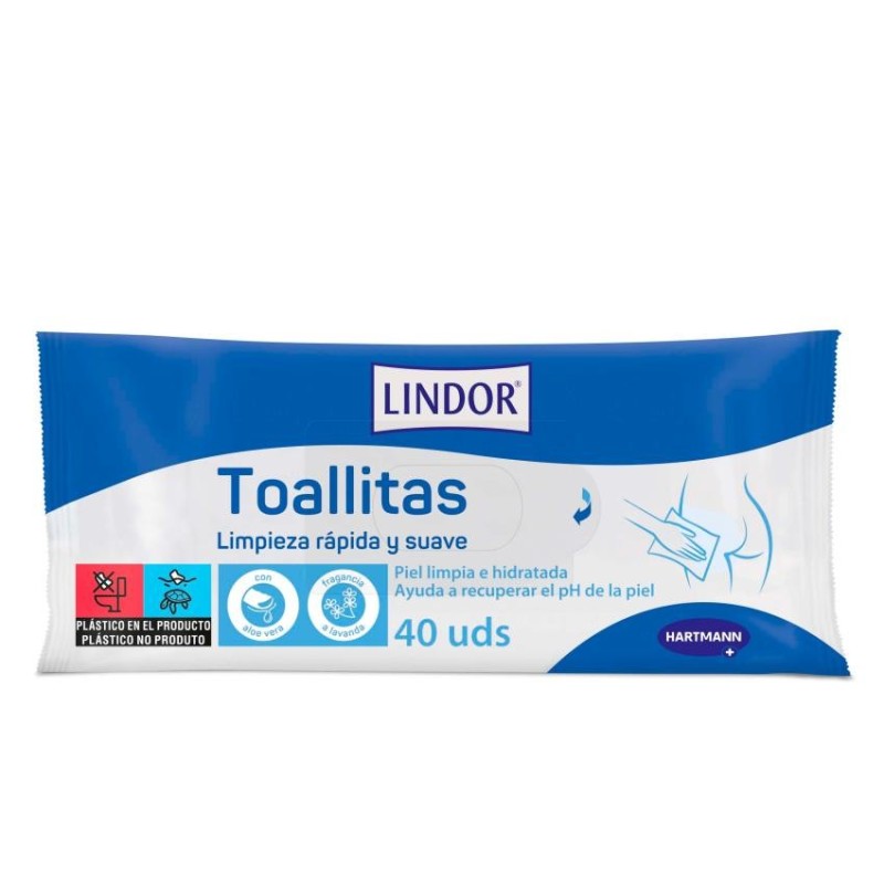 Lindor Toallitas Higienicas 40 Toallitas