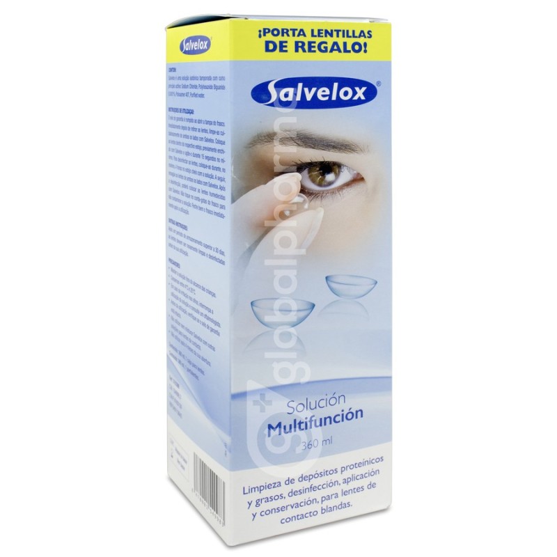 Salvelox Lentes de Contacto Blandas Solución Única 1 Envase 360 ml
