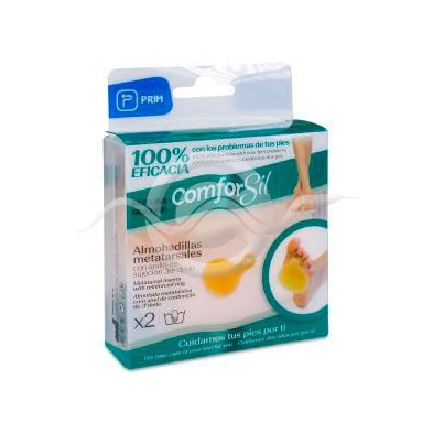 Almohadilla Metatarsal con Anillo Sujeción 2º Dedo Comforsil 2 Unidades cc220