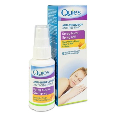 Quies Spray Bucal Antirronquidos 1 Envase 70 ml Miel y Limón