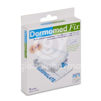Apósito Estéril Banda Dermomed Fix Segunda Piel 1 Unidad 75 x 8 cm