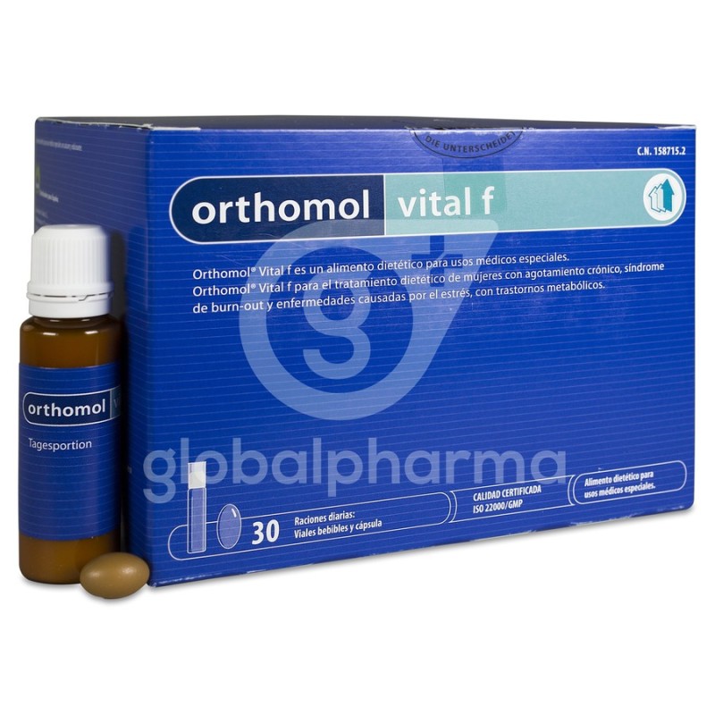 Orthomol Vital F 30 Viales Bebibles 20 ml