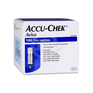 Tiras Reactivas Glucemia Accu-chek Aviva 100 Unidades