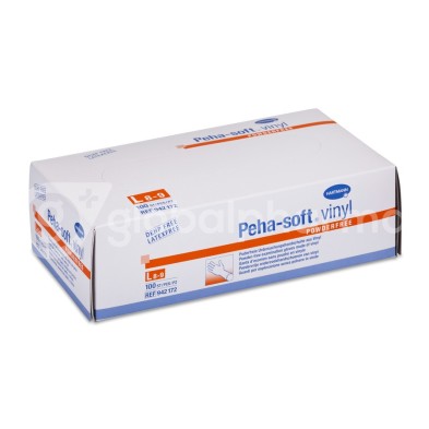 Guantes de Vinilo Peha-soft Vinyl 100 Unidades Talla Grande