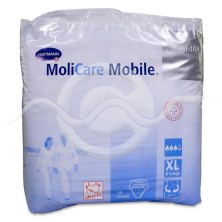 Absorb Inc Orina Ligera con Slip Molicare Premium Mobile 14 Unidades Talla Xl 6 Gotas Color Azul