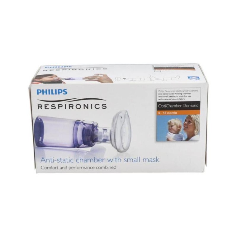 Optichamber Diamond Cámara de Inhalación con Mascarilla Neonatos S Ref 1079822
