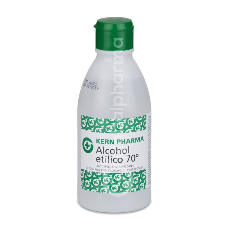 Alcohol 70º Kern Pharma 1 Frasco 250 ml