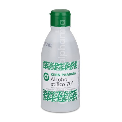 Alcohol 70º Kern Pharma 1 Frasco 250 ml