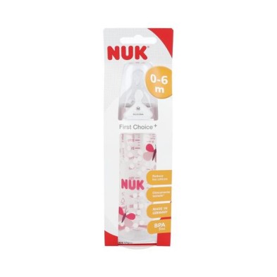 Biberón Fc+ Pp Silicona Nuk First Choice+ 1 m 1 Unidad 300 ml