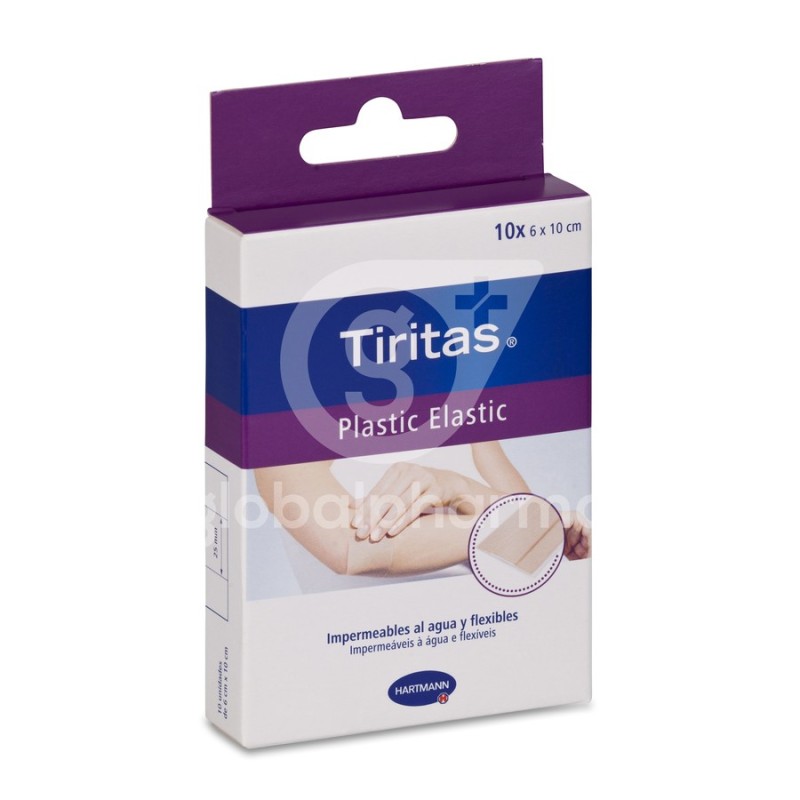 Tiritas Plastic Apósito Adhesivo Elastic 10 Unidades 10 mm x 6 mm