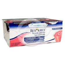 Resource Aqua+ 4 Tarrinas 125 g Sabor Granada