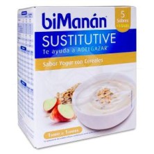 Bimanan Sustitutivo Crema 6 Sobres 52 g Yogur con Cereales