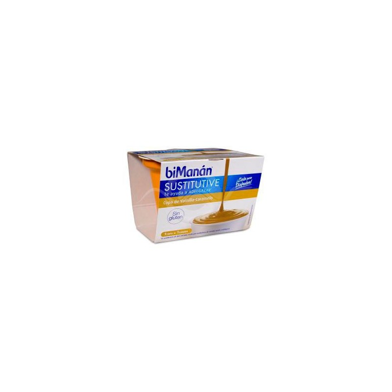 Bimanan Sustitutivo Copa 1 Envase 210 g Sabor Vainilla-caramelo