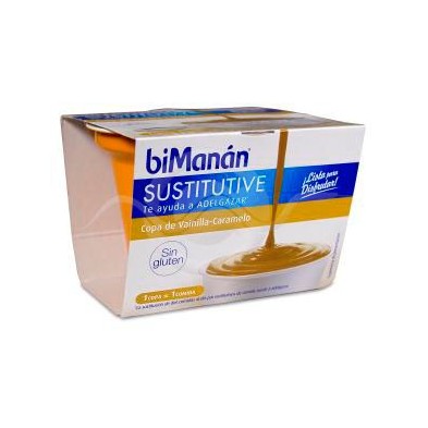 Bimanan Sustitutivo Copa 1 Envase 210 g Sabor Vainilla-caramelo