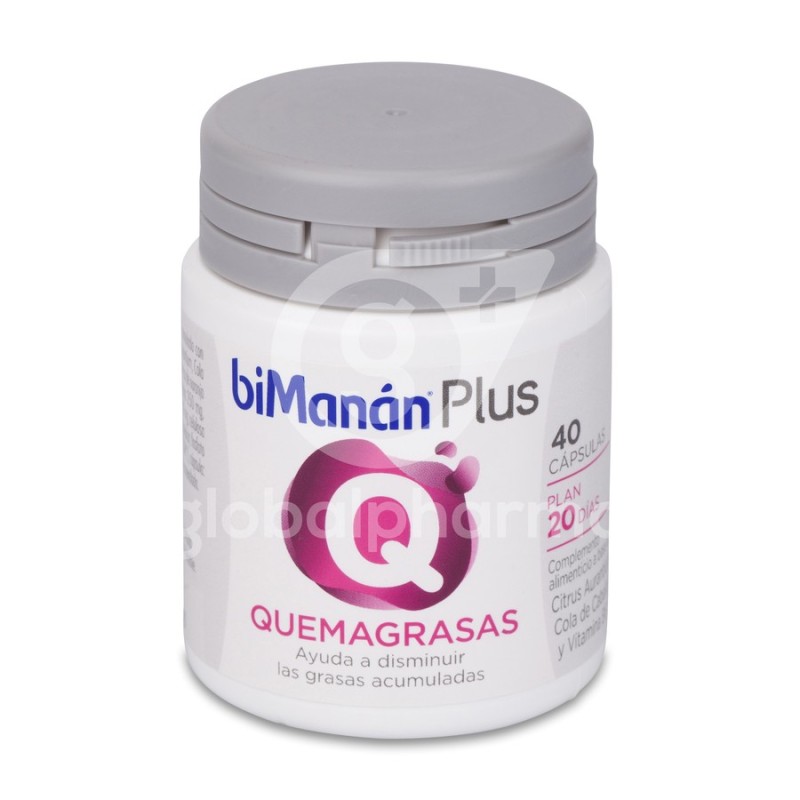 Bimanan Plus Q Quemagrasas 40 Cápsulas
