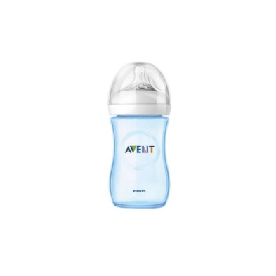 Biberón Pp Natural Philips Avent 1 Unidad 260 ml Color Azul