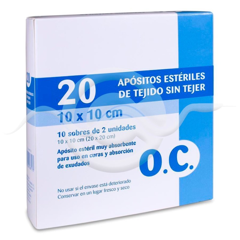 OC Compresa Estéril Tejido sin Tejer 20 Unidades 20 cm x 20 cm